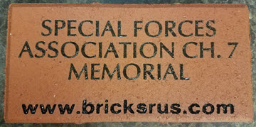 Special Forces Association Chapter 7 Honor-Bricks