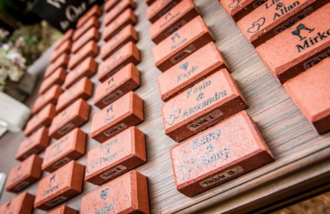 Souvenir Bricks Make the Perfect Wedding Souvenir 