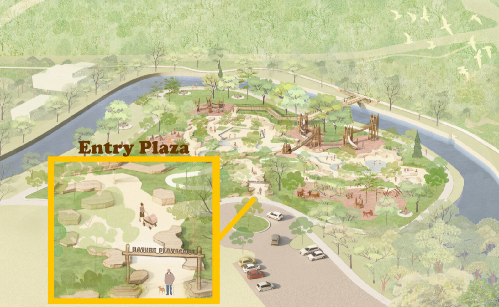 Brackenridge Park Conservancy Nature Playscape