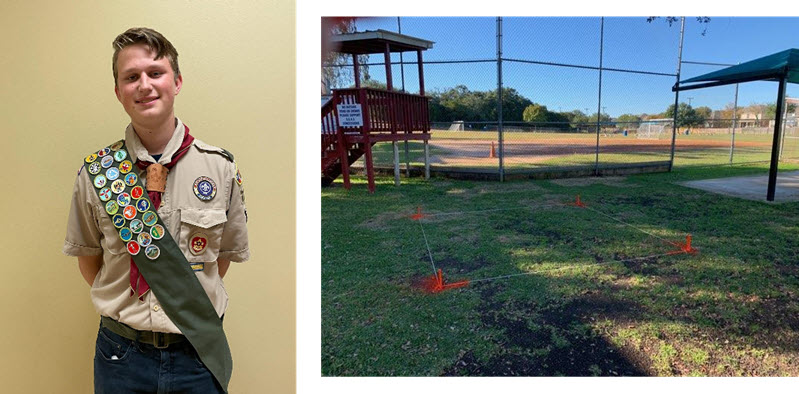 BSA Troop 233 Leon Springs Texas Eagle Scout Project - CYO Legacy Memorial