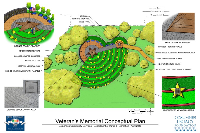 Cosumnes Legacy Foundation Elk Grove Regional Veterans Memorial