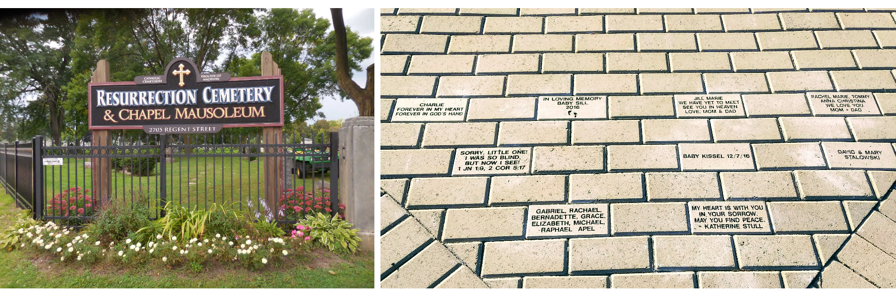 Diocese of Madison - Cemeteries and Rachel's Vineyard Memorial Statue at Resurrection Cemetery
