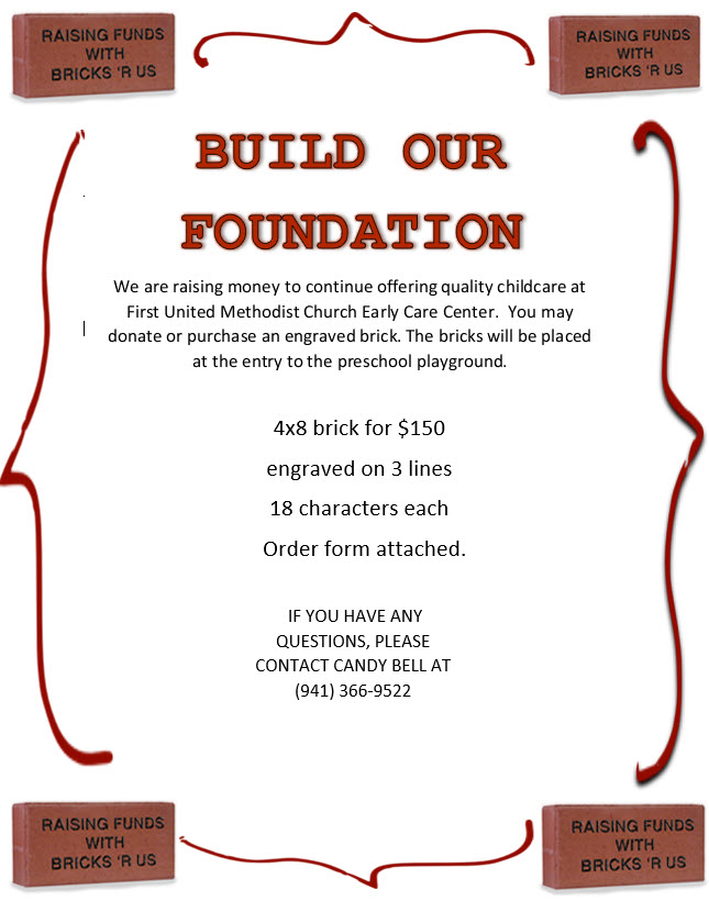 First United Methodist Church Early Care Center Build Our Foundation