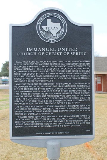 Immanuel United Church of Christ Historical Walk