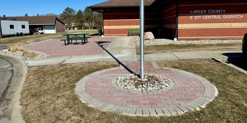 Lapeer County 911 Charitable Fund First Responder Patio