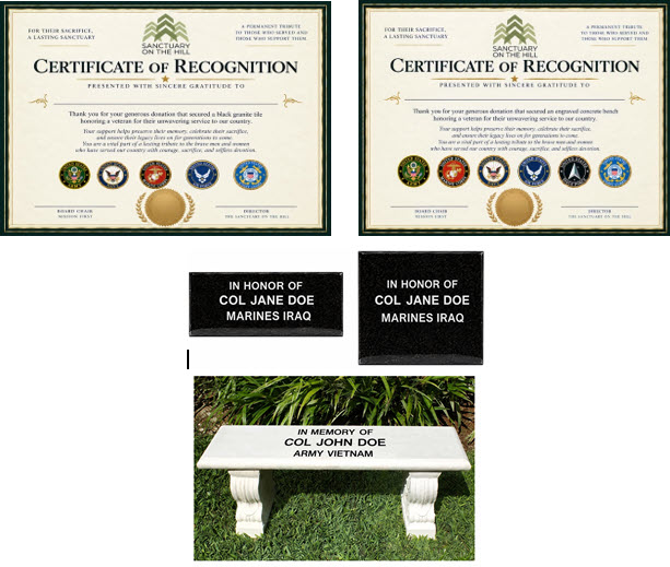Mission First - The Sanctuary on the Hill For Their Legacy, A Lasting Sacrifice
