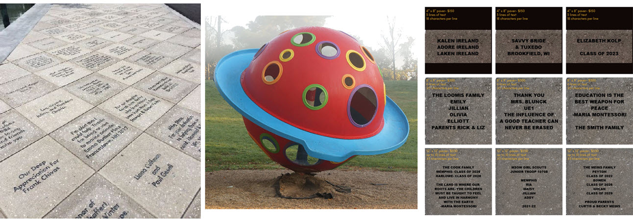 Montessori School of Waukesha, Inc. Saturn Galaxy Walkway & Garden