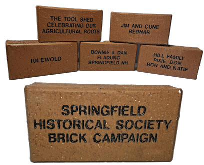 Springfield Historical Society NH Buy a Brick for Scholarship