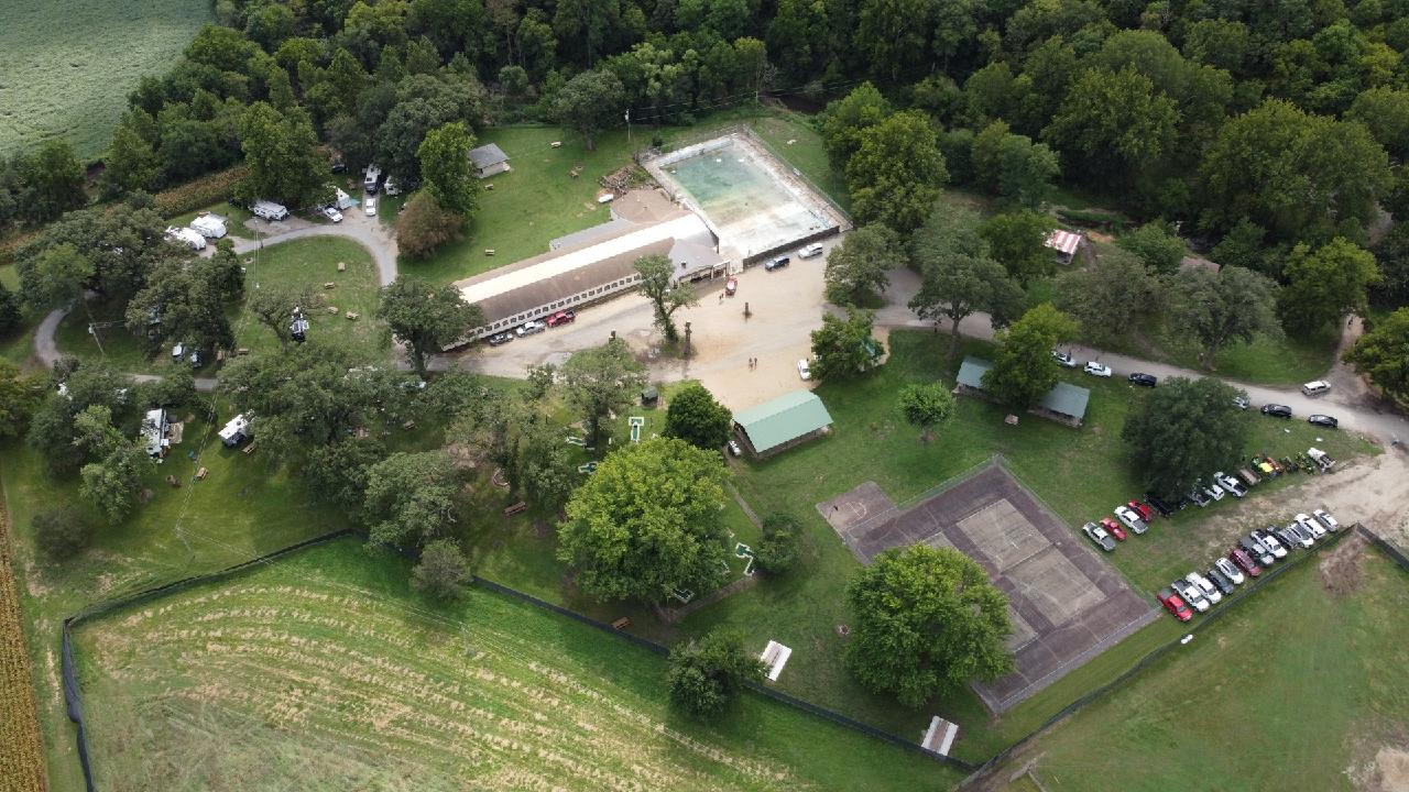 Sycamore Springs Whitetail Ranch Roller Skating Rink roof and window Replacement