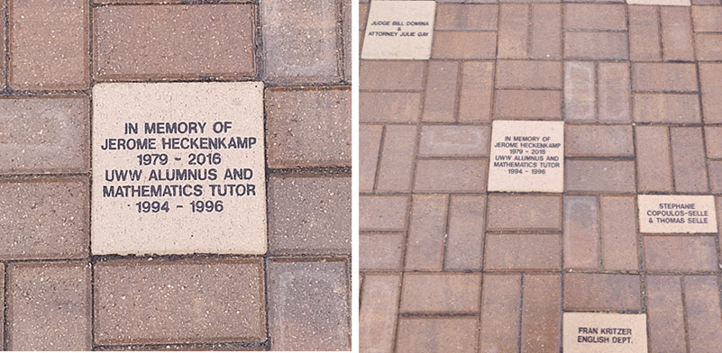 UWM at Waukesha Foundation, Inc. Leave a lasting impression with a personalized brick!