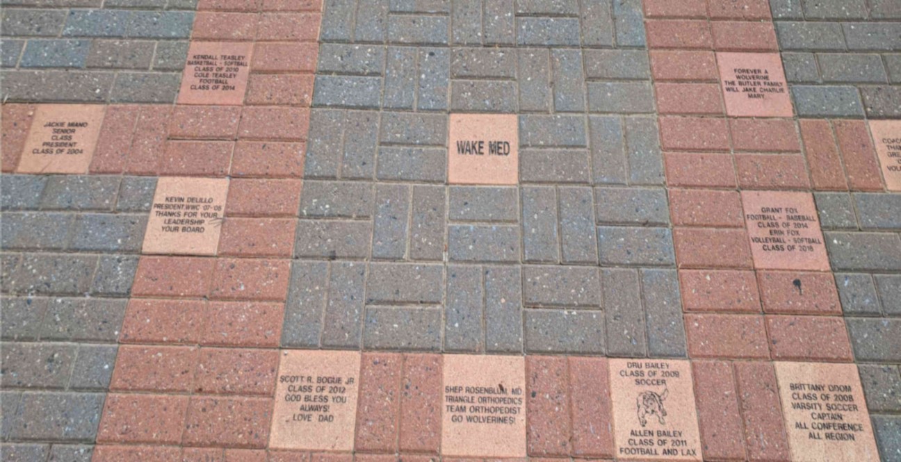 Wakefield Wolverines Athletic Booster Club Wolverine Stadium - Legacy Walkway