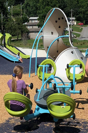 Kiwanis Club of Waynesville Pave the Way for Kids to Play