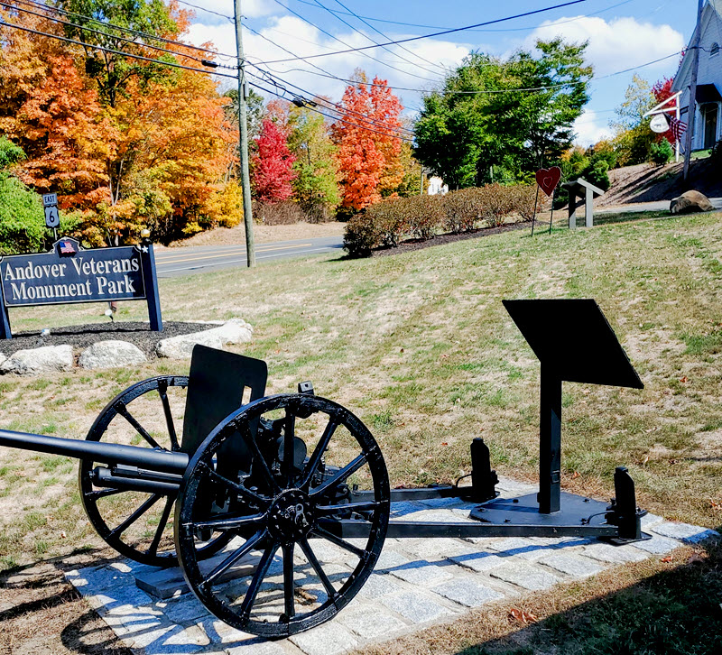 Town of Andover Veteran's Monument Part Town of Andover Veteran's Monument Park