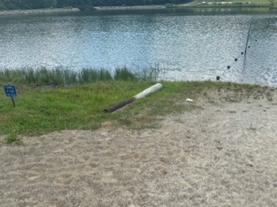 Anglers Club of Clairton New pavillion and expanded beach area