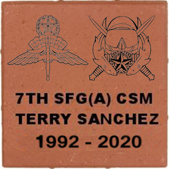 Special Forces Association Chapter 7 Honor-Bricks