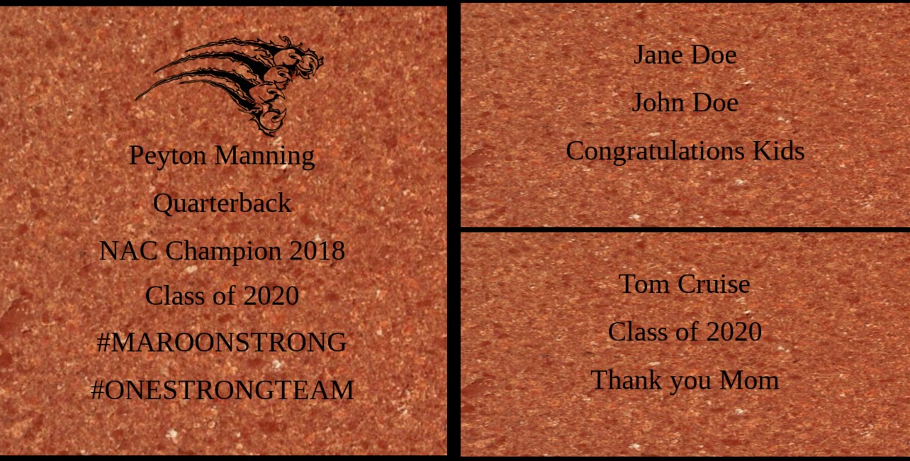 Wakefield Wolverines Athletic Booster Club Wolverine Stadium - Legacy Walkway