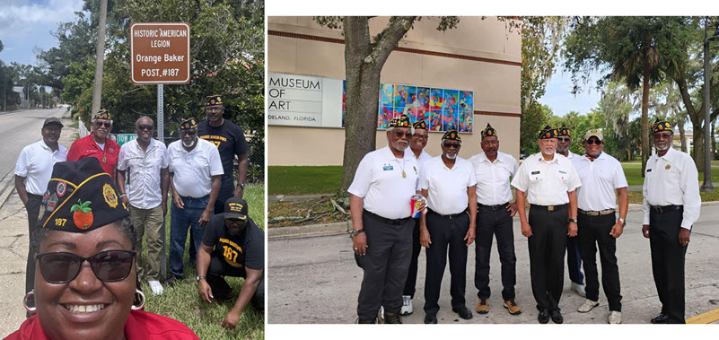 American Legion Orange Baker Post 187 Legacy Walk at American Legion Orange Baker Post 187