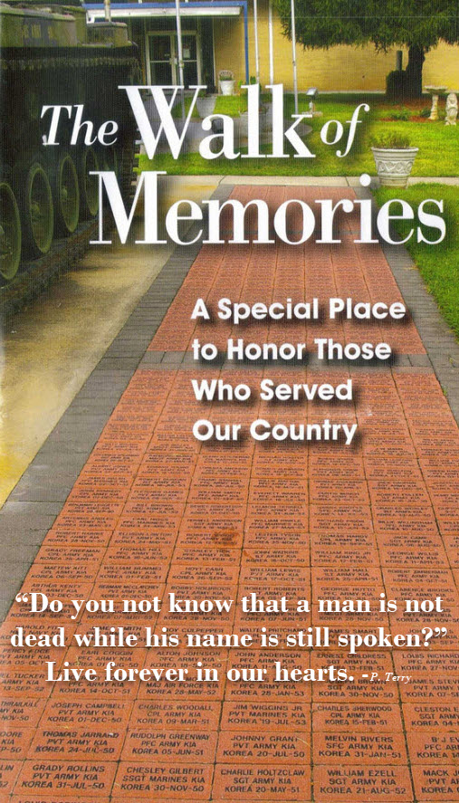 Alpharetta Post 201, The American Legion The Walk Of Memories