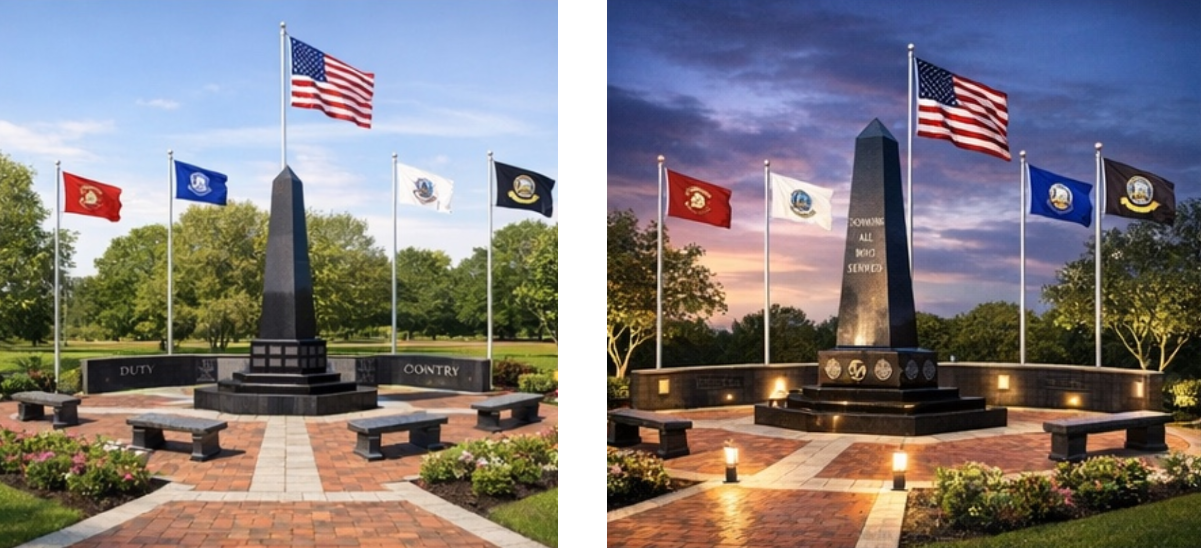 Veterans Memorial Plaza - Van Buren County Iowa Veteran Memorial PLaza
