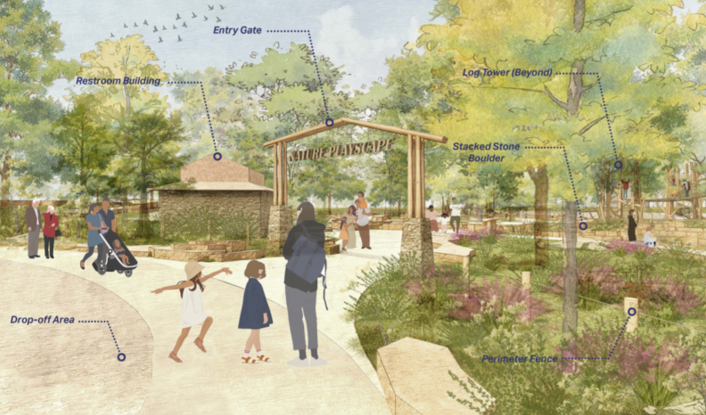 Brackenridge Park Conservancy Nature Playscape