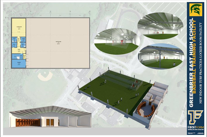 Greenbrier East High School Greenbrier East Baseball Indoor facility