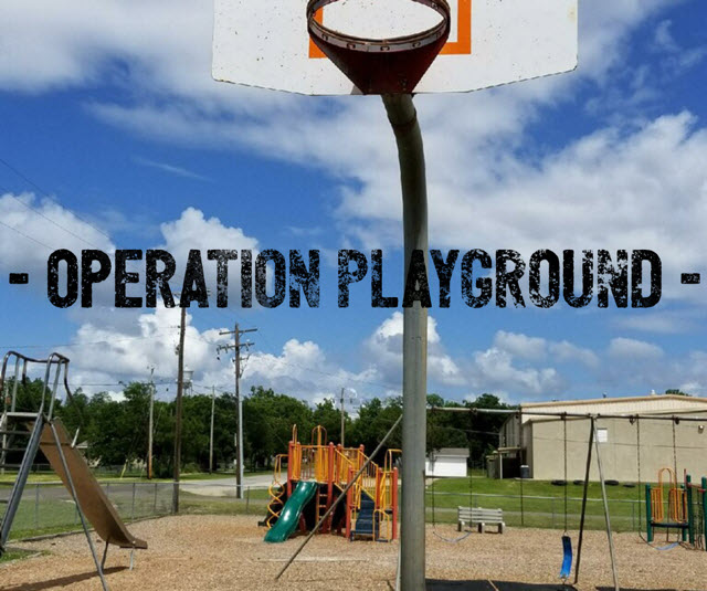 Operation Playground D O N A T E