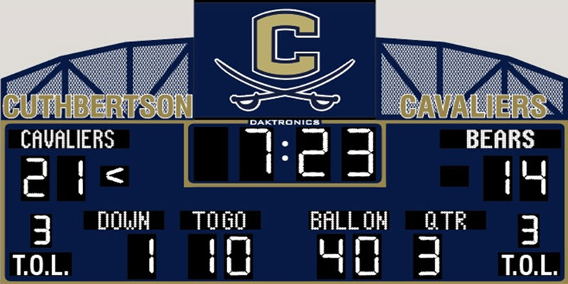 cavalier athletic booster club Cavalier Stadium Scoreboard Legacy