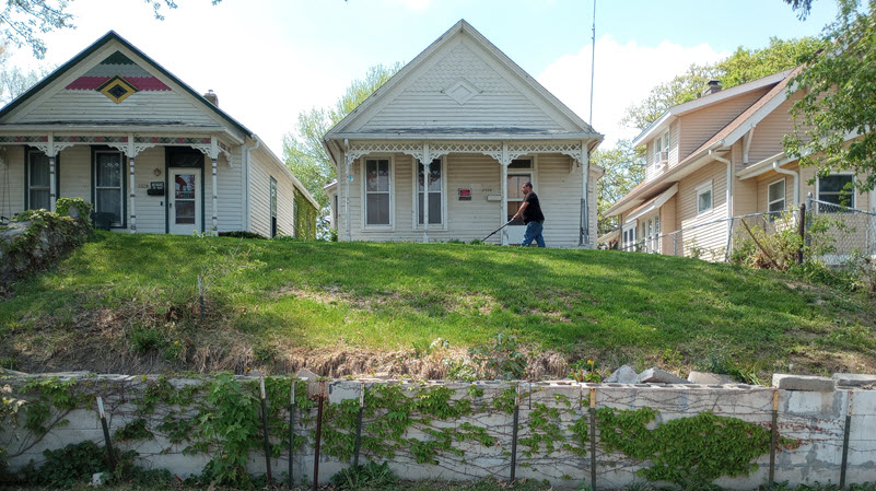 1880 house Retaining wall fundraising project