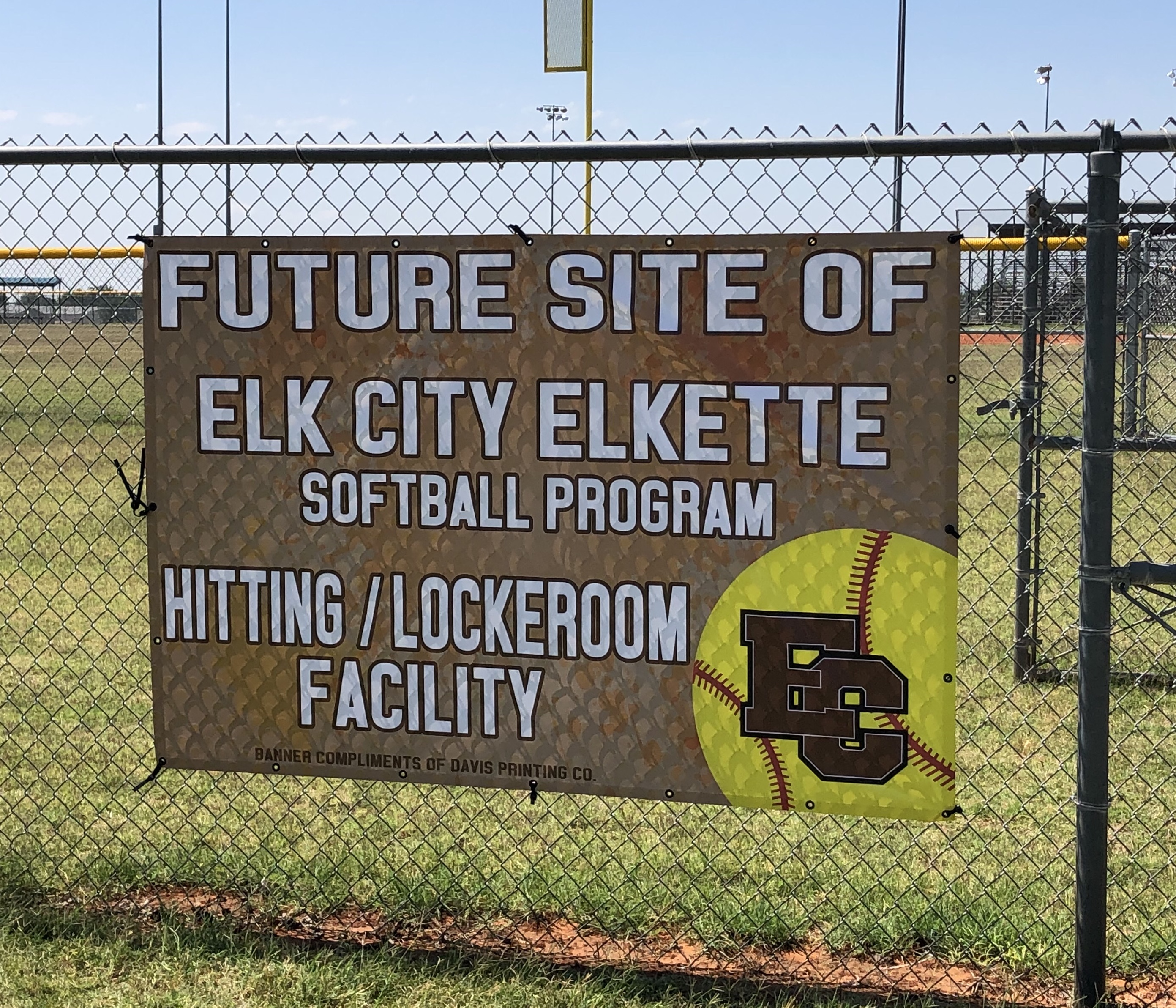 Elk City Softball Boosters Elk City Elkette Softball Facility