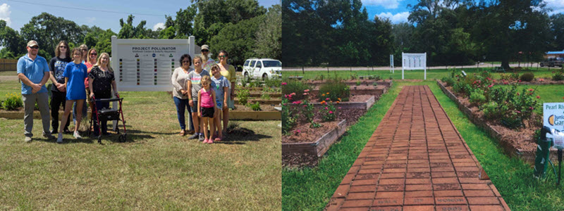 Pearl River County 4-H Jr. Master Gardeners Pearl River County 4-H Jr. Master Gardeners Pollinator Garden