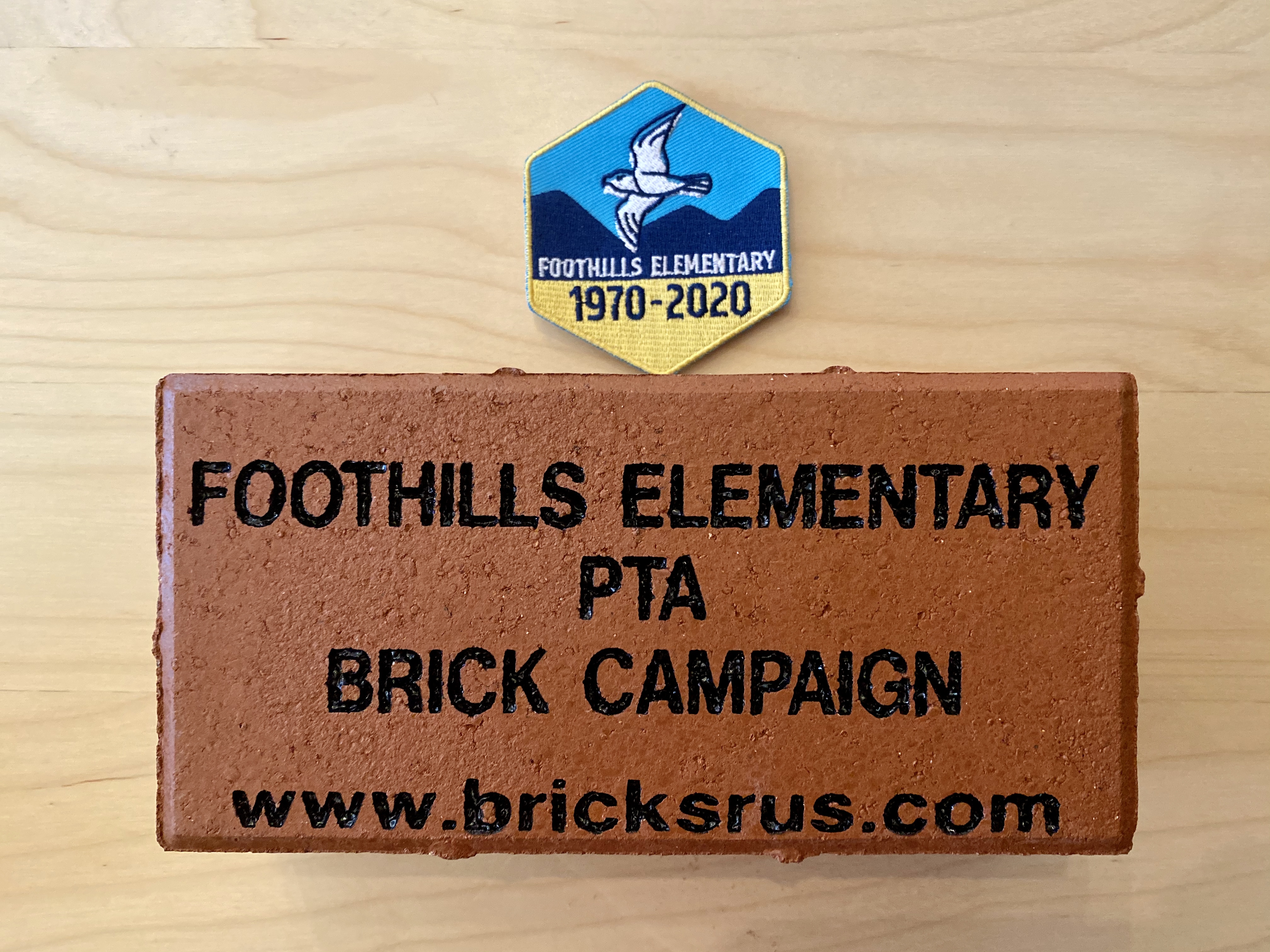 Foothills Elementary PTA Foothills 50th Anniversary Memorial Brick Walk