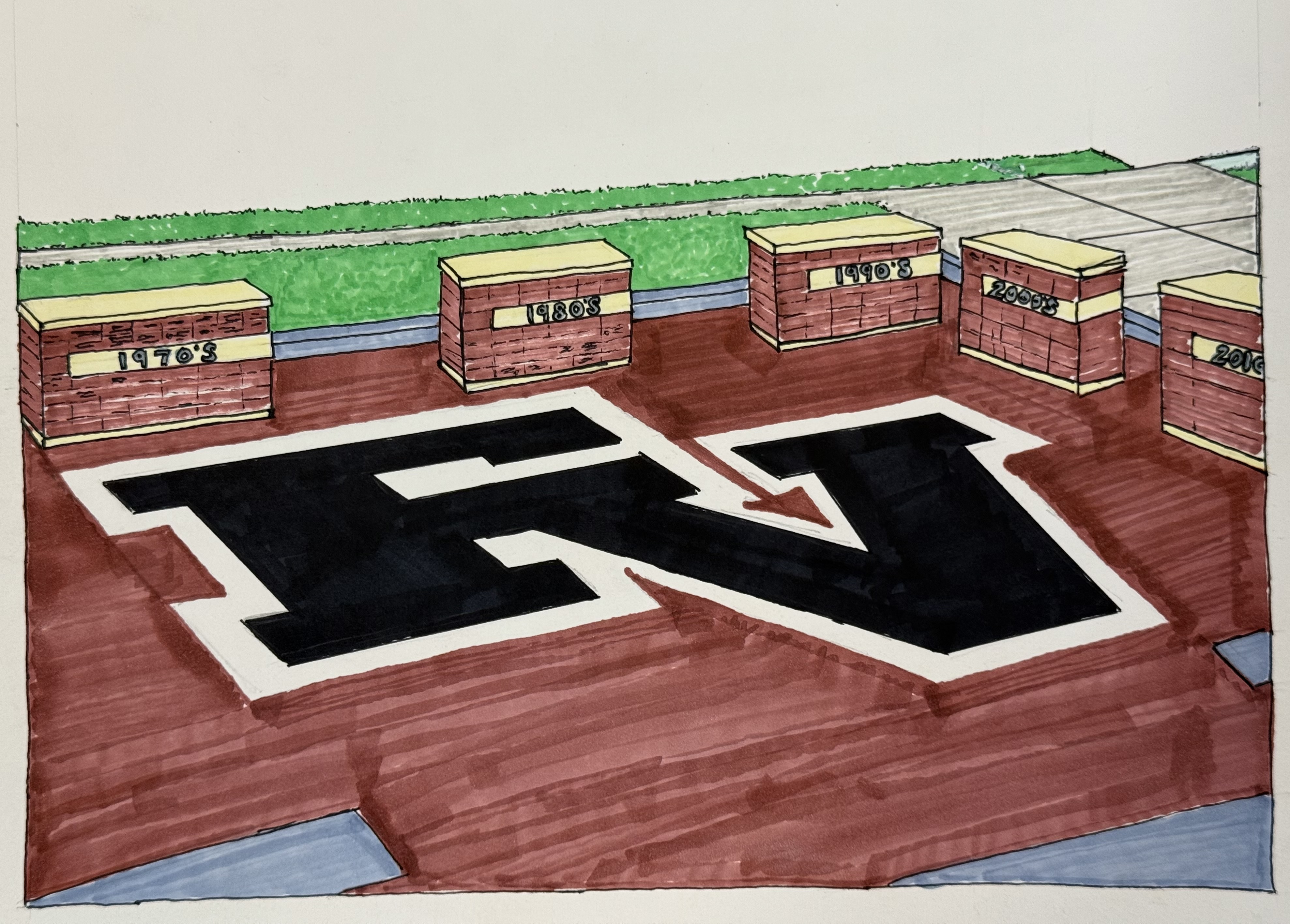Fuquay-Varina High School FVHS Legacy Patio