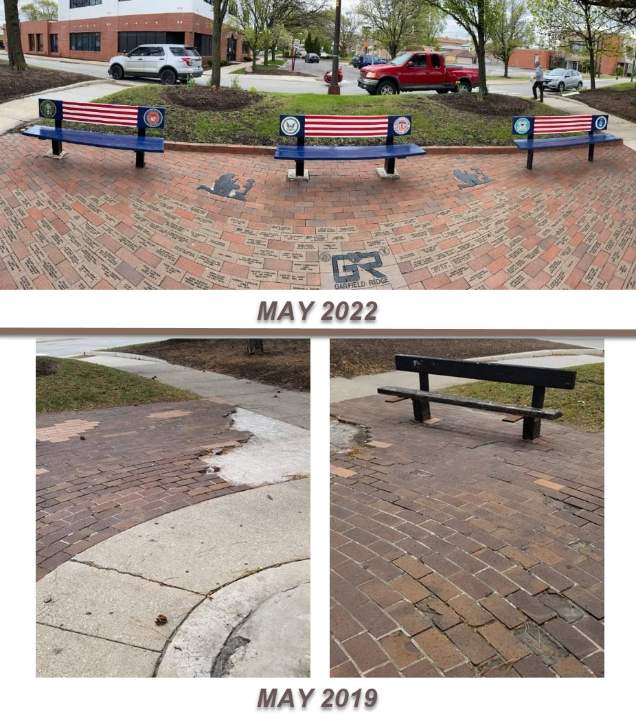 Garfield Ridge Chamber of Commerce Veteran Triangle Brick Campaign