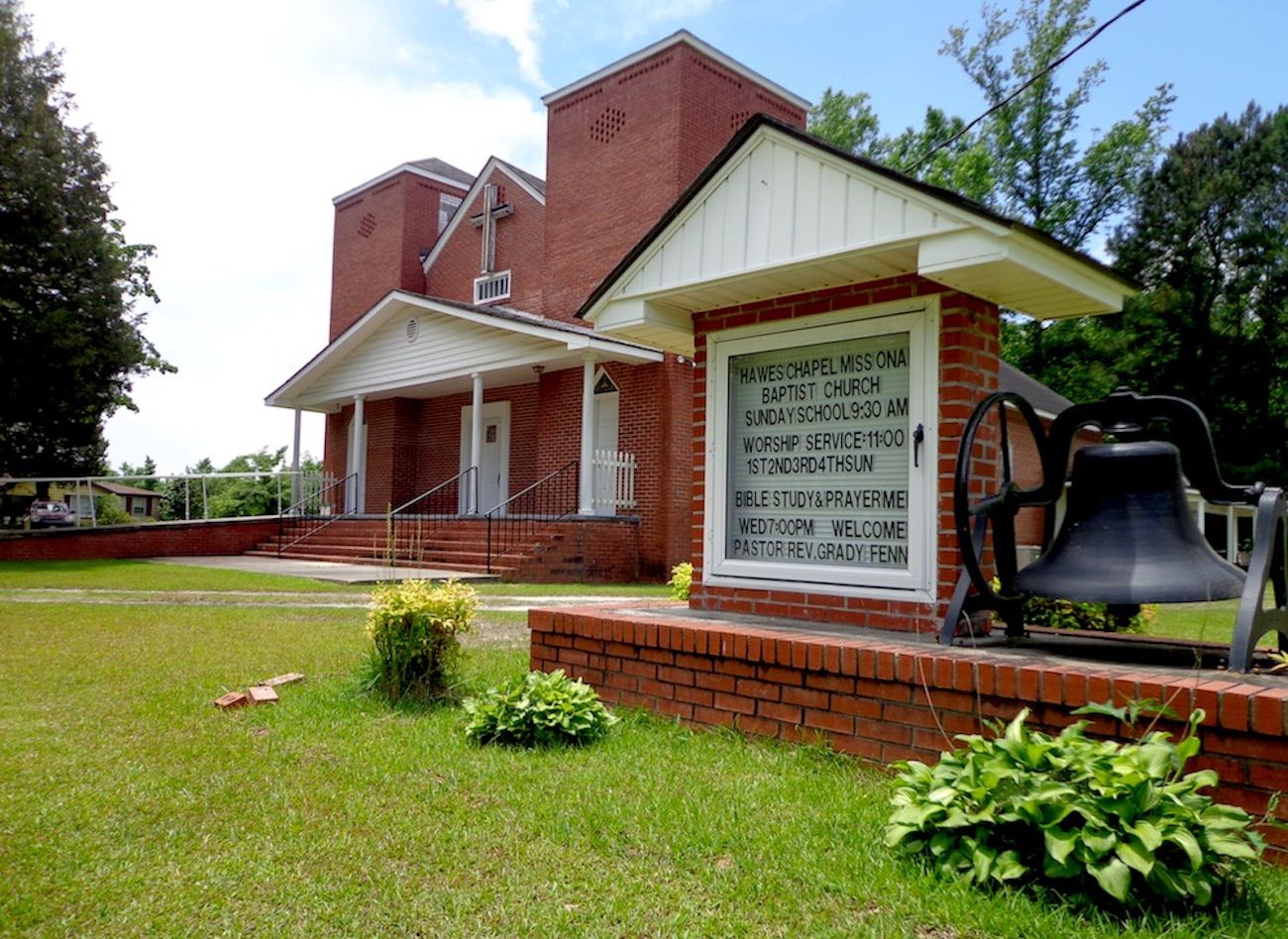 Hawes Chapel Missionary Baptist church Memorial Bell Garden and Steeple fundraiser