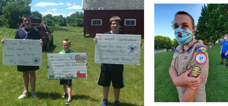 Homesteads for Hope Sammy Burke Eagle Project