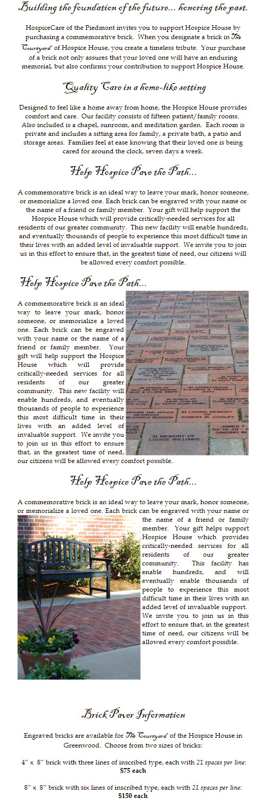 HospiceCare of the Piedmont, Inc.