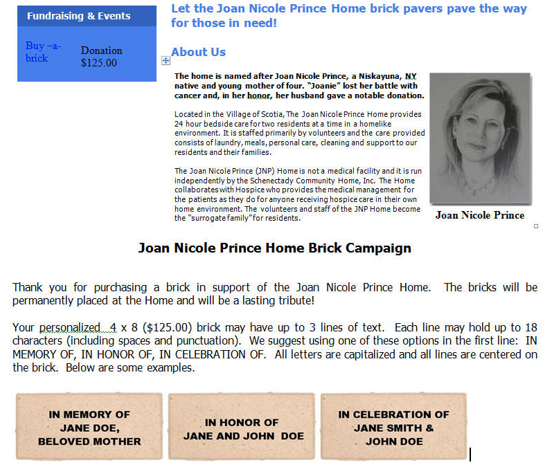 Joan Nicole Prince Home/Schenectady Community Home