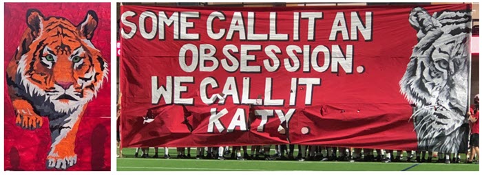 Katy Bengal Brigade & Cheerleaders Leaving YOUR LEGACY at Katy High School