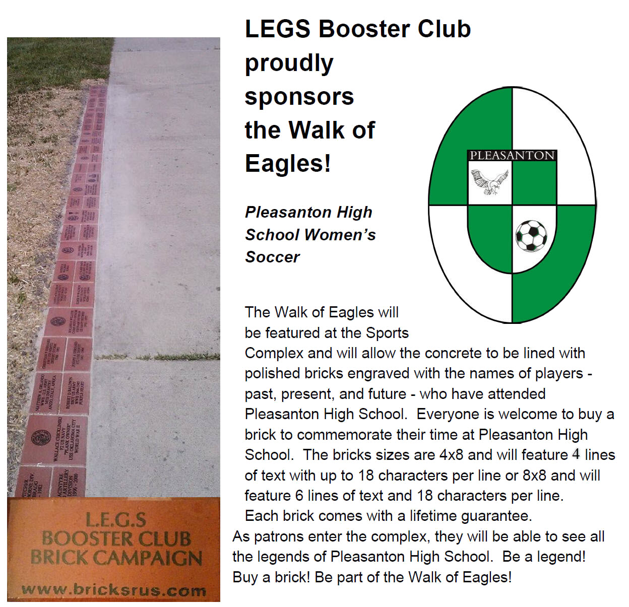 L.E.G.S. Booster Club