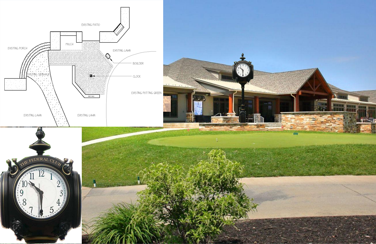 The Federal Club Memorial Clock