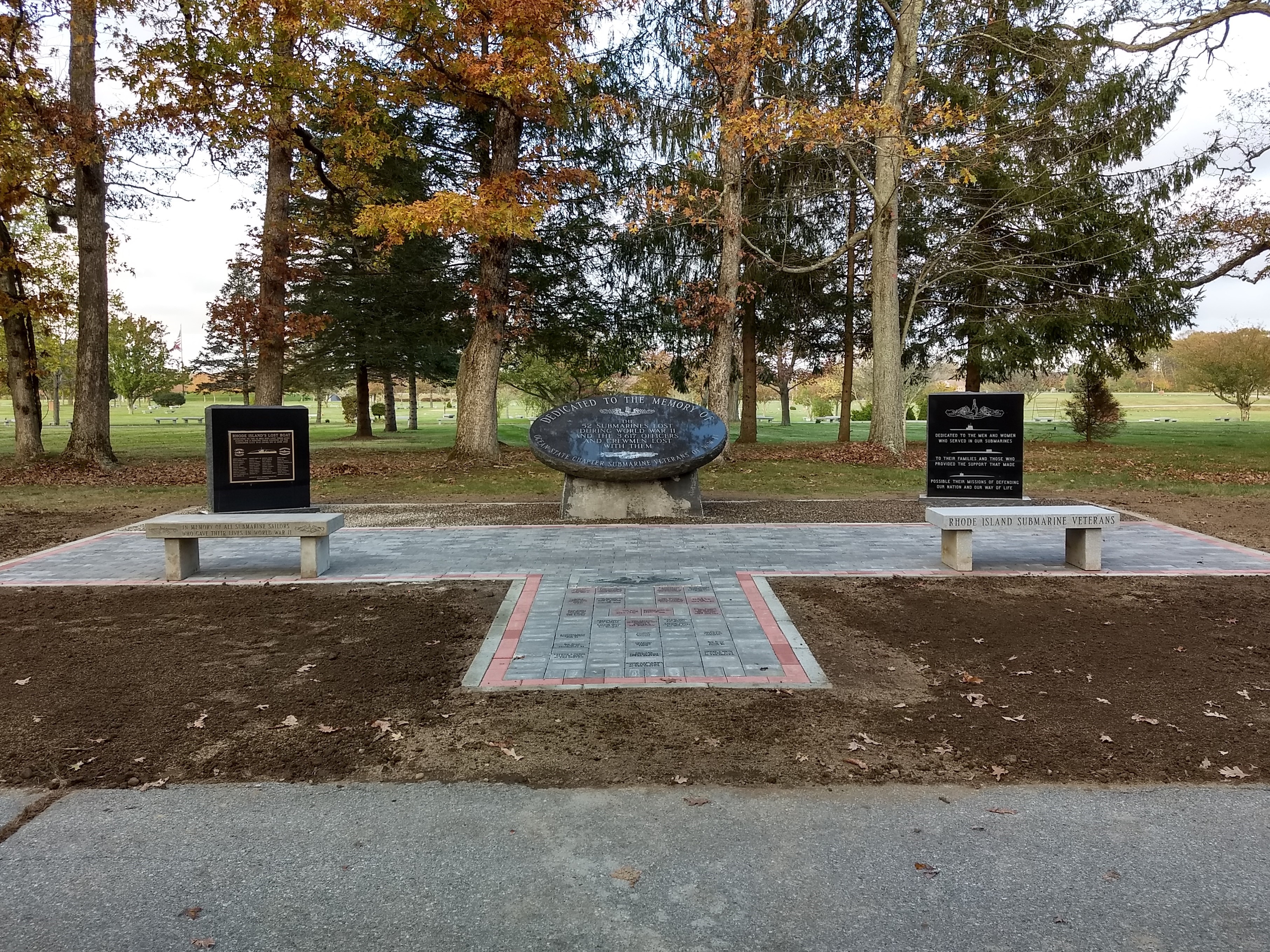 Ocean State Submarine Veterans Foundation RI Veterans Cemetary WWII Memorial
