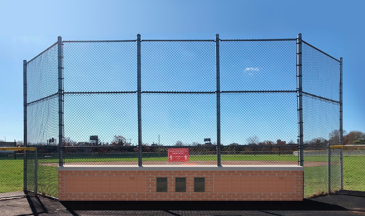 Philadelphia Dragons Sports Association FDR Brick Backstops