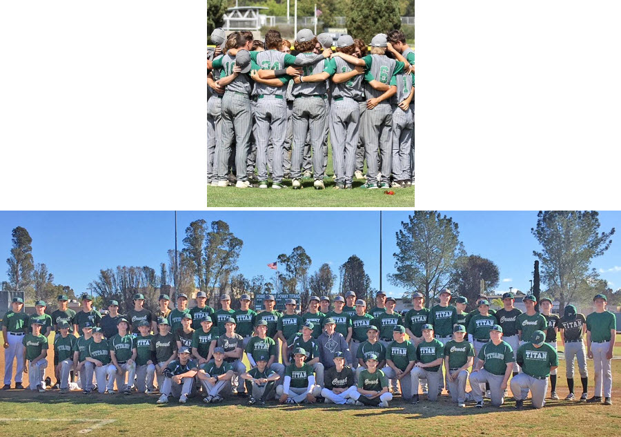 Poway High School Baseball Booster Home of Titan Baseball Legacy Wall