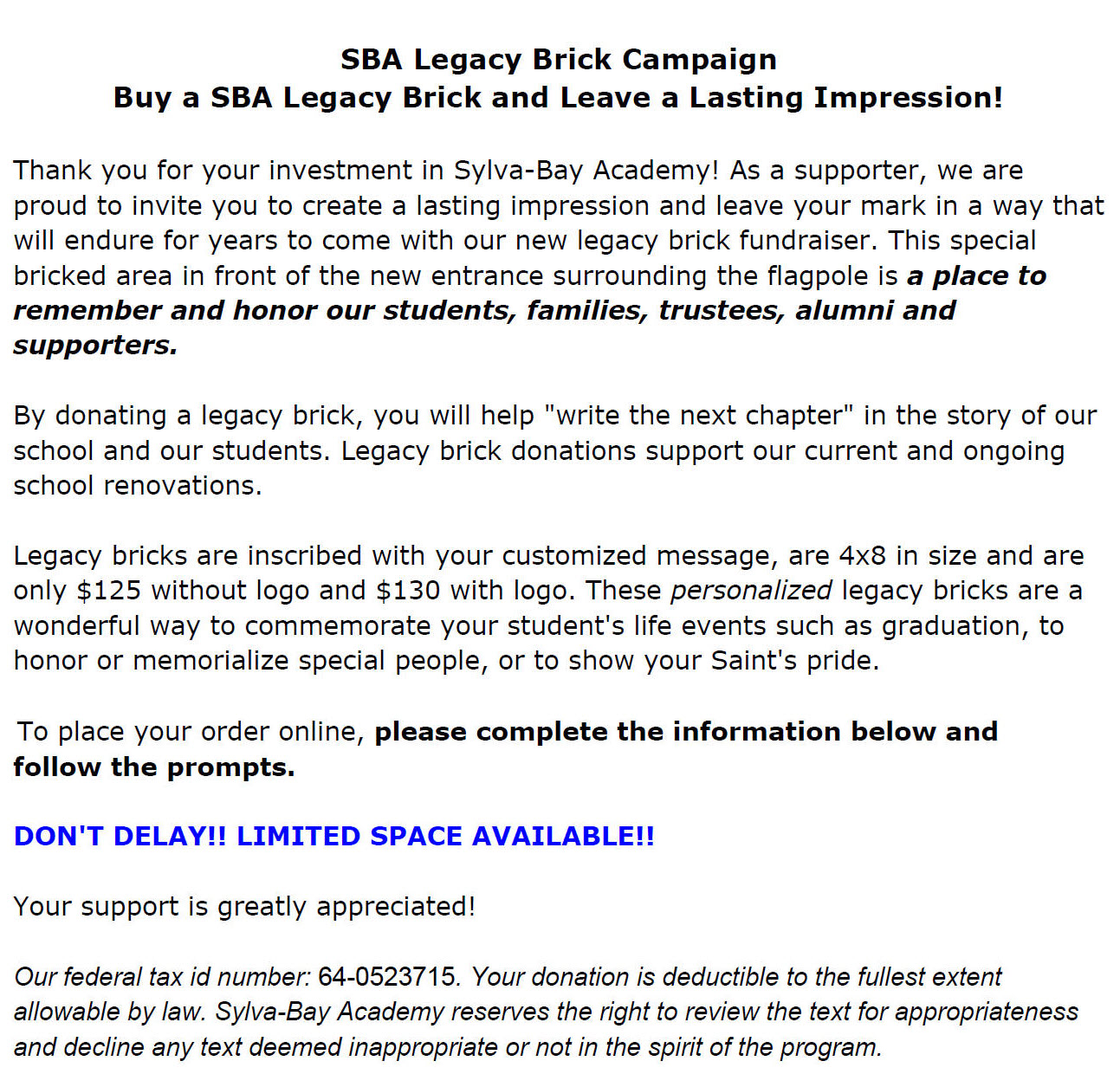 Sylva-Bay Academy, LLC.