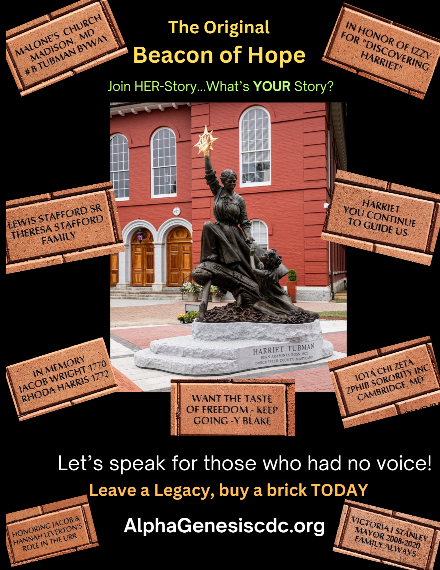 Alpha Genesis Community Development Corporation Tribute to General Tubman