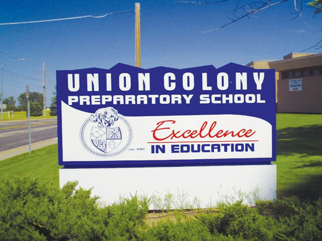 UNION Colony Schools New Prep Building Walkway