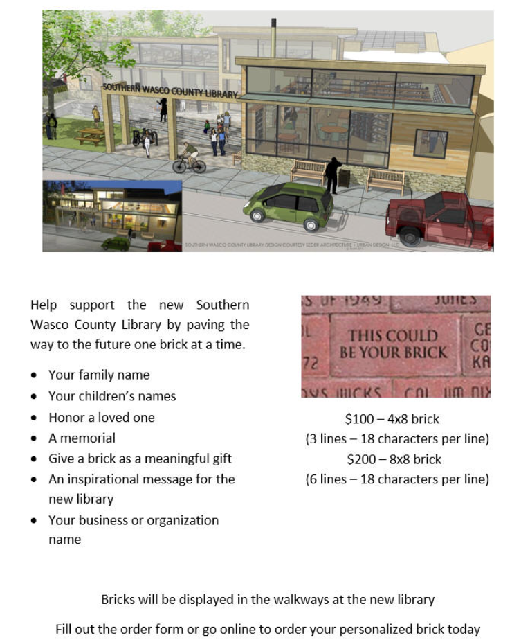 Southern Wasco County Library "Mindful of our past, paving the way for our future."