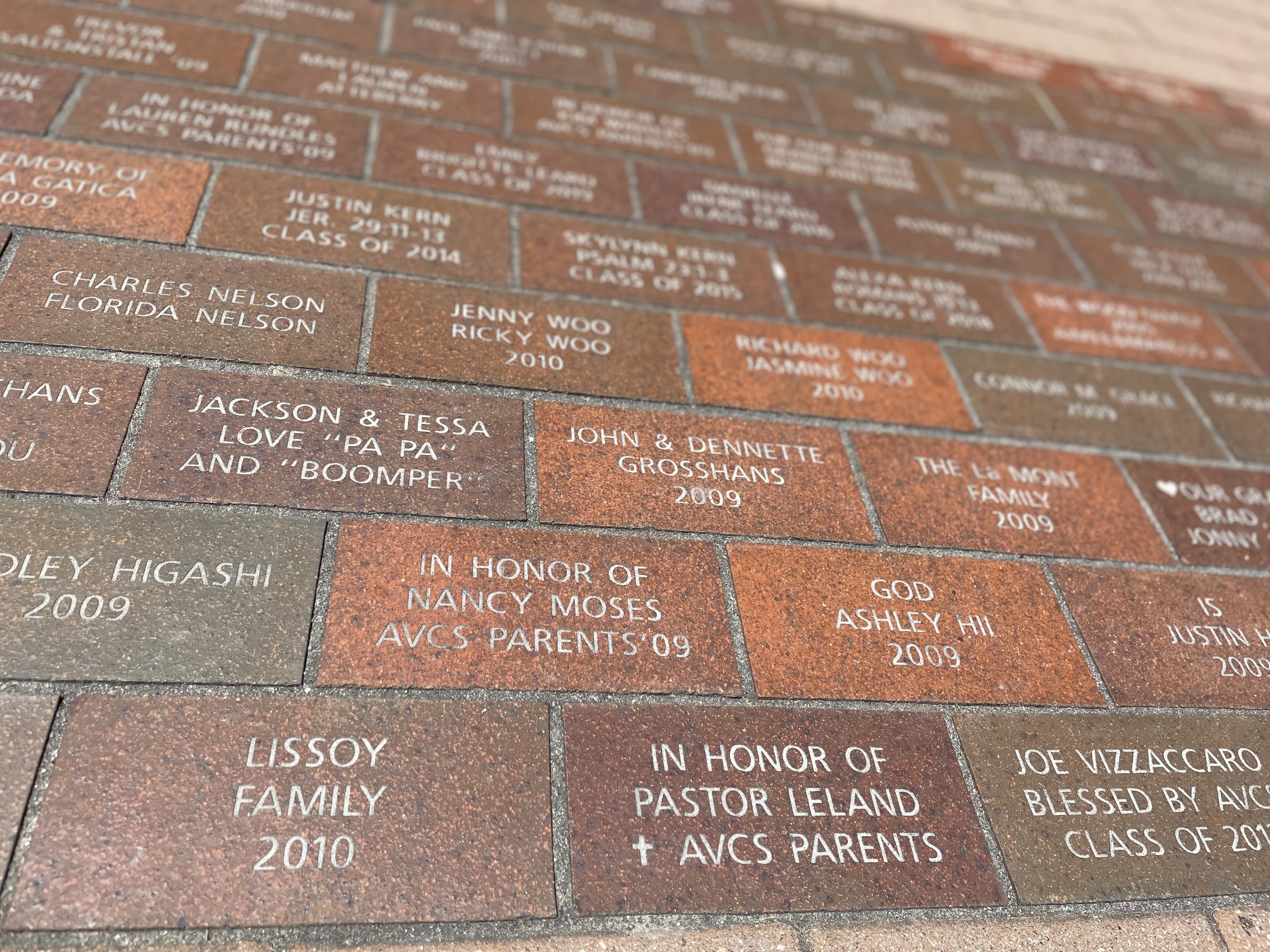 Aliso Viejo Christian School 25th Anniversary Legacy Bricks