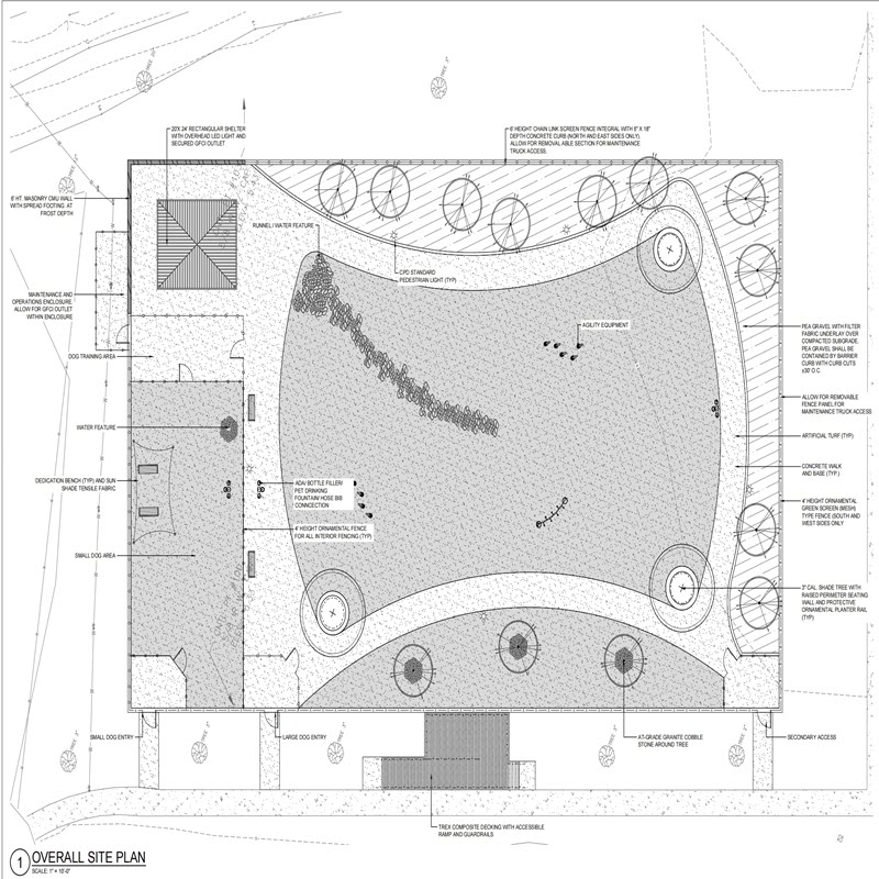Lakeview Dog Park Council Sponsor a Tile Program