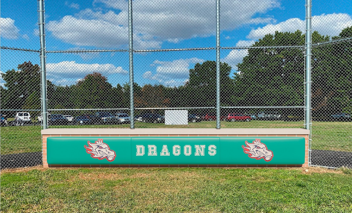 Philadelphia Dragons Sports Association FDR Brick Backstops